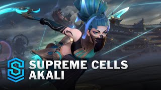 Supreme Cells Akali Wild Rift Skin Spotlight [upl. by Gibb781]