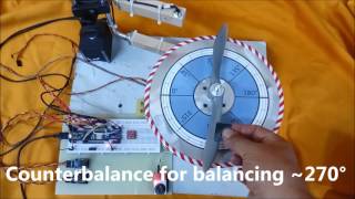 DYI Prototype Dynamic Propeller Balancer with Teensy 36 implemented with Arduino and Processing [upl. by Zink801]