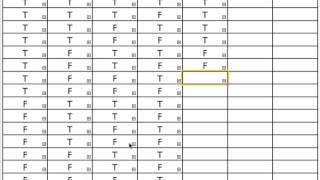 16 row truth table [upl. by Redienhcs439]