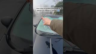 Helpful defrost graffiti is just around the corner graffiti streetart spraypaints asmr art [upl. by Anelyak]