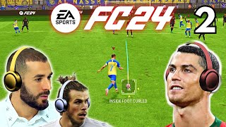 BBC plays FC 24  Ronaldo Vs Benzema [upl. by Weathers973]