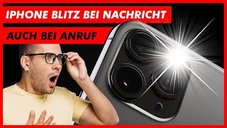 iPhone Blitz bei Nachricht aktivieren ⚡ iPhone Blitz bei Anruf ausstellen ✅ [upl. by Ullund]