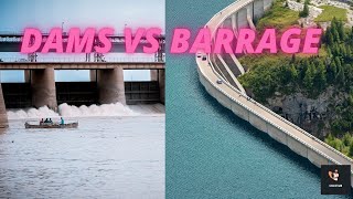 Difference between dam and barrage [upl. by Primo]