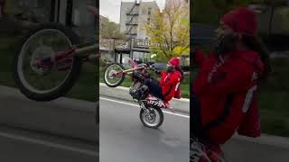 Honda crf150r 🥷 wheelie [upl. by Teria880]