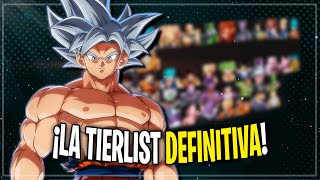 He CREADO la TIER LIST DEFINITIVA de 2024 para DRAGON BALL FIGHTERZ [upl. by Nosnor]