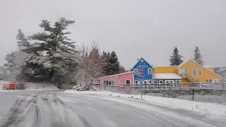 Four Provinces of Canada PEI NB QCand ON full of snow [upl. by Katrinka550]