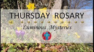 Thursday Rosary • Luminous Mysteries of the Rosary 💚 April 4 2024 VIRTUAL ROSARY  MEDITATION [upl. by Healey92]