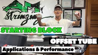 Racquet Stringing Starting Blocks amp Offset Tube  Applications amp Performance [upl. by Imak461]