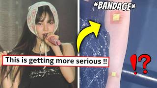 Karina Aespa was seen wearing a bandage on her hand at the concert in Osaka Japan [upl. by Amorette409]