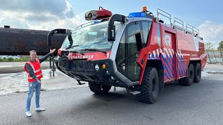 ROSENBAUER 6X6 CRASHTENDER LUCHTHAVEN BRANDWEER TEST REVIEW HULPDIENSTEN SPECIAL [upl. by Ilehs296]