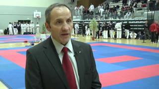 Interview karate  Bernard Bilicki et Dominique Valéra  Coupe de France Karaté Contact et Jutsu [upl. by Apul]