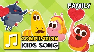 FAMILY SONG COMPILATION  LARVA KIDS  SUPER BEST SONGS FOR KIDS  FAMILY SONG [upl. by Millicent790]