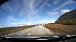 Iceland 201507231 Reykjavik to Borgarnes [upl. by Inilahs]