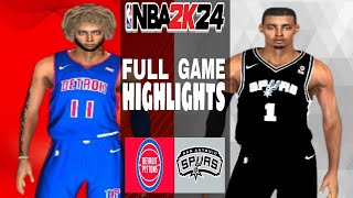 Rookie laban sa Rookie Nakalaban ang Giant Alien  NBA 2K24 MyCareer Ep7 [upl. by Anelhtac555]