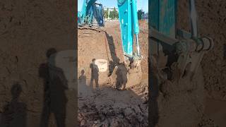 Soil excavation work shorts construction [upl. by Aneleve]