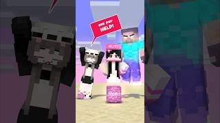 Help Sadako Throw Bedrock shorts aphmau helpherobrine minecraft minecraftshorts [upl. by Yboc228]