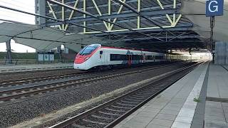 Stadler SMILE EC250 SBB Giruno in HalleLeipzig Flughafen [upl. by Jilly]