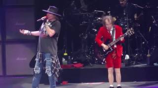 ACDC WAxl Rose  Thunderstruck Madison Square GardenNyc 91416 [upl. by Atsuj]