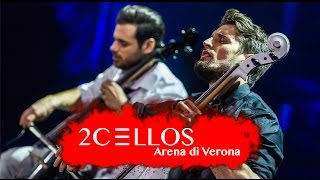 2CELLOS  With Or Without You Live at Arena di Verona [upl. by Gilemette272]