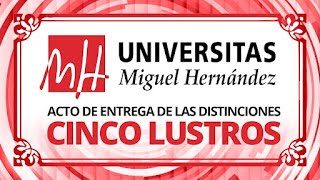 Acto de entrega de las distinciones CINCO LUSTROS [upl. by Enicar]