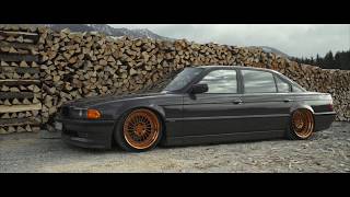 Best slammed stance Bmw 750 IL E38 [upl. by Salem]