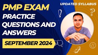 PMP Exam Questions 2024 Sep and Answers Practice Session  PMP Exam Prep  PMP for Project Manager [upl. by Roid]