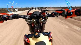 KTM exc350 Port Gawler Enduro Track [upl. by Ruamaj936]