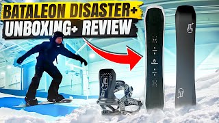 Bataleon Disaster 2023 Snowboard Review  Chaos Asymwrap Bindings [upl. by Nahtanoy]