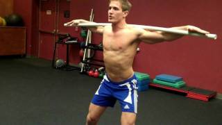 How To Standing Oblique Twists with Bar [upl. by Pry65]