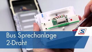 Bus Sprechanlage 2Draht  Montageanleitung  Schrack Technik [upl. by Verene]