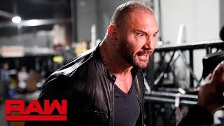 Batista attacks Ric Flair to send a message to Triple H Raw Feb 25 2019 [upl. by Frasquito]