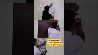 Apply Wall Sticker Like A Pro  How To Apply Wall Stickers At Home  Wallpaper Stickers For Walls [upl. by Naara458]