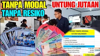 Bisnis tanpa Modal dapat untung Jutaan dari Cetak Kalender [upl. by Albarran]