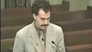 Borat at the Oklahoma City Traffic Commission 1 of 2 [upl. by Eliezer]