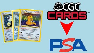 I tried to cross grade my high grade CGC WOTC holos to PSA [upl. by Mitch]