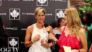 Missy Peregrym talks Rookie Blue Short Hair Beyonce amp More [upl. by Veats]