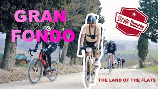 Strade Bianche Gran Fondo 2022  eina na ONBOARD video [upl. by Euqinahs]