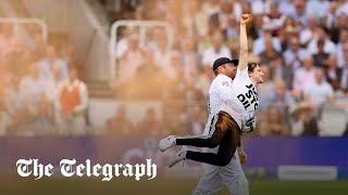 Jonny Bairstow carries off Just Stop Oil protester who disrupted Lords Ashes Test [upl. by Heather724]