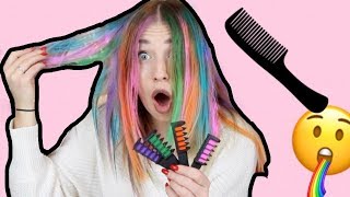 Ein KAMM der die Haare bunt färbt  😲  BibisBeautyPalace [upl. by Noyahs]