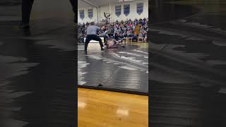 Bo Bassett vs Bald Eagle Area District Duals finals machinegunmindset [upl. by Oilejor]