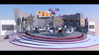 Digital Fairground  Kermis 3D modellen Compilatie [upl. by Manara]