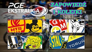 PGE Ekstraliga 2024  Zapowiedź 1 Kolejki  Wracamy [upl. by Nitaj]