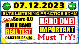 IELTS LISTENING PRACTICE TEST 2023 WITH ANSWERS  07122023 [upl. by Htieh]