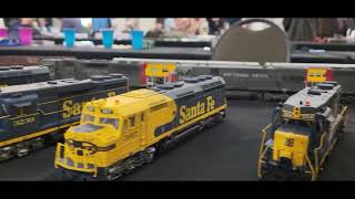 Beautiful locomotives and cars I visit the Bridgetown Railroad Prototype Modelers show 10052024 [upl. by Aitnic]