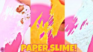 Paper Slime  Butter Slime without Clay [upl. by Arnuad]