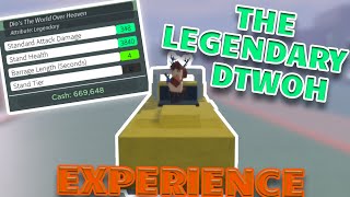 The legendary DTWOH experience Roblox Stand upright [upl. by Fu]