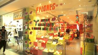 Inc5 and Pylones store at Select Citywalk New delhi [upl. by Keldon463]