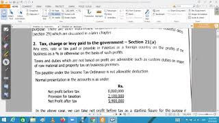 CAF 06 Principles Of Taxation Lecture 65  Business Income Part 9 [upl. by Robbi]