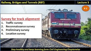 RBT  Survey For Railway Track Alignment  Railway  Part3 [upl. by Eednim615]