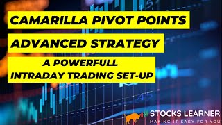 Camarilla Pivot Points Strategy Advanced  Intraday Trading  by Sushil Chauhan  Stocks Learner [upl. by Ardnahs]